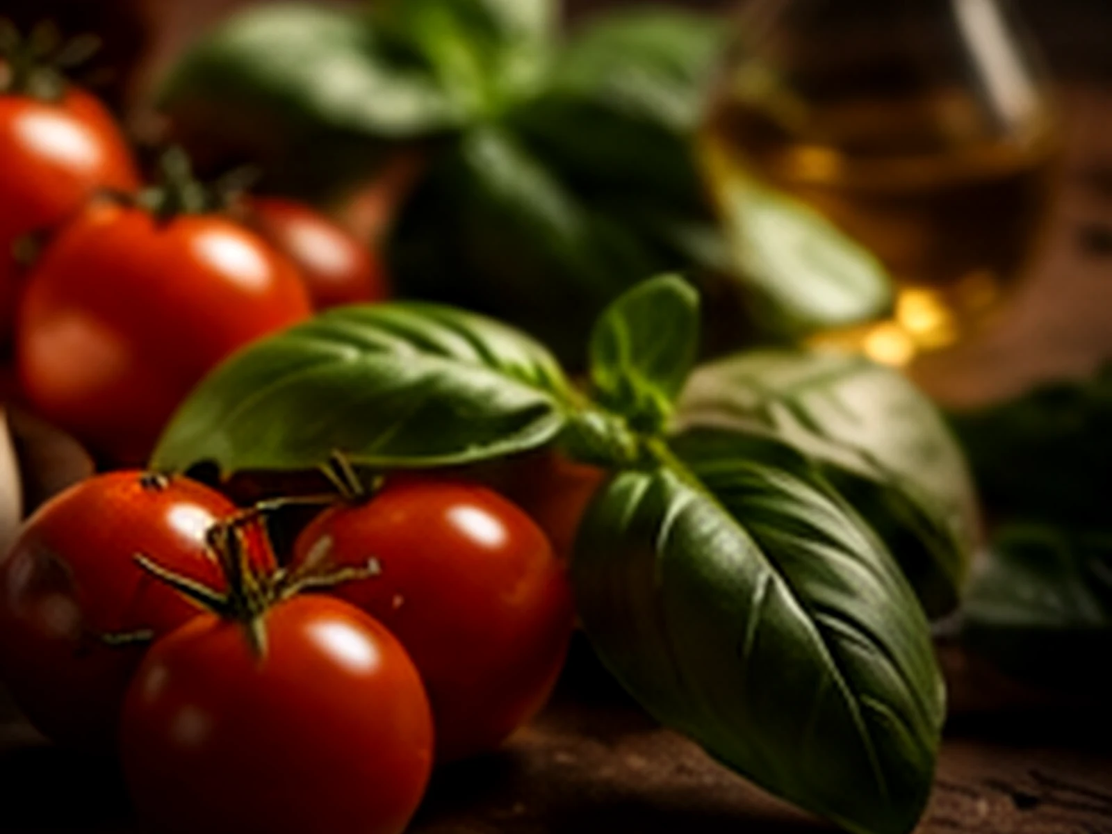 Ingredientes frescos selecionados